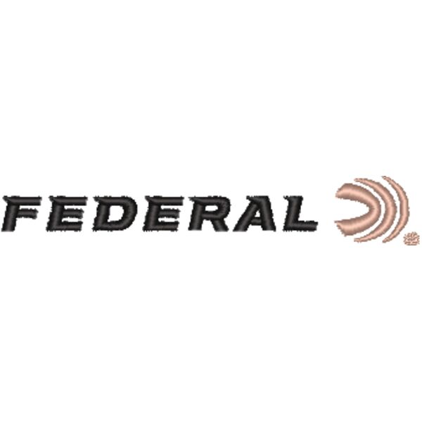 Vista Outdoors_Federal Logo_Left Chest_BLACK & GOLD_EMB_3.5_08262024 Thumbnail