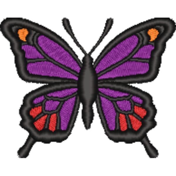 The Tiger Club_Butterfly_Right Cuff_EMB_1.8_10152024 Thumbnail