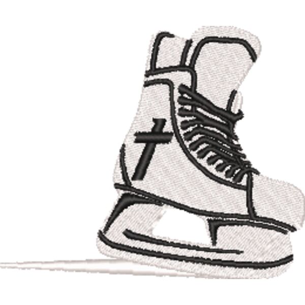 Hockey Ministries_Skate Only_Left Chest_WHITE_EMB_2.71_11122024 Thumbnail