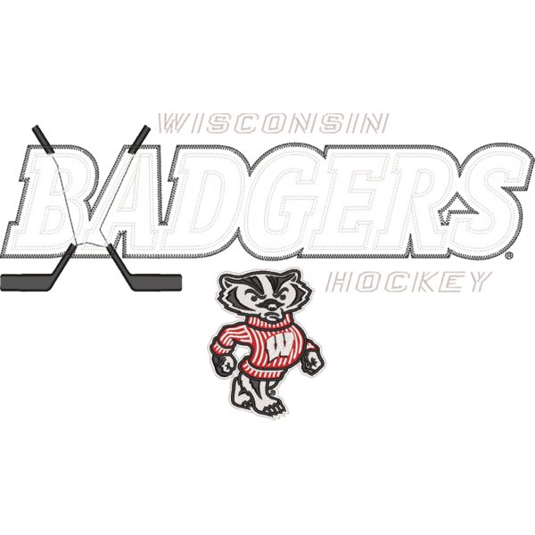 Gold Country_Wisconsin Badgers Jagged Hockey_Twill_13_111324 Thumbnail