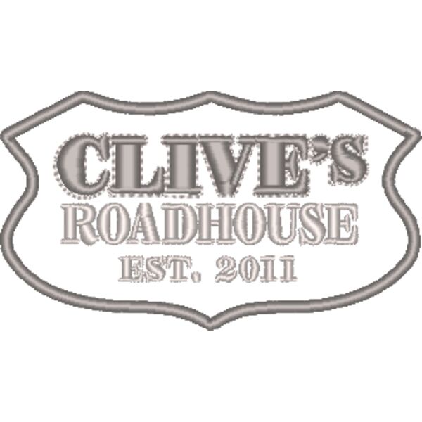 Clive's Roadhouse_Left Chest_Vest_EMB_3.5_112024 Thumbnail
