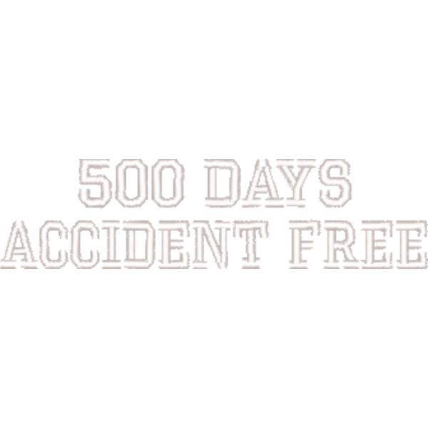 Veyer_500 Days Accident Free_Right Sleeve_EMB_3.5_02182025 Thumbnail