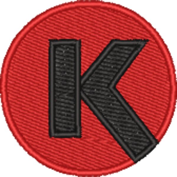 Circle K_Large Left Chest_Black_EMB_1.75_07022025 Thumbnail