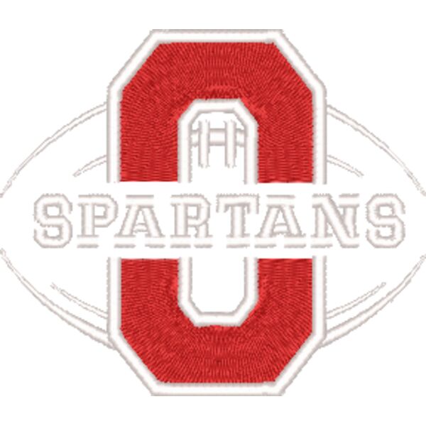 Orono Football_Football O Spartans_Left Chest_EMB_3_08012023 Thumbnail