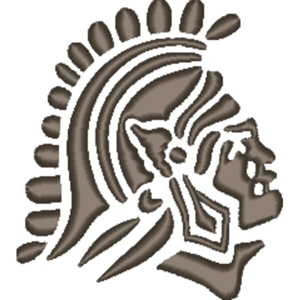 Orono Hockey_3D Puff_Cap_Spartan Head_Brown Thread_EMB_3_07282025 Thumbnail