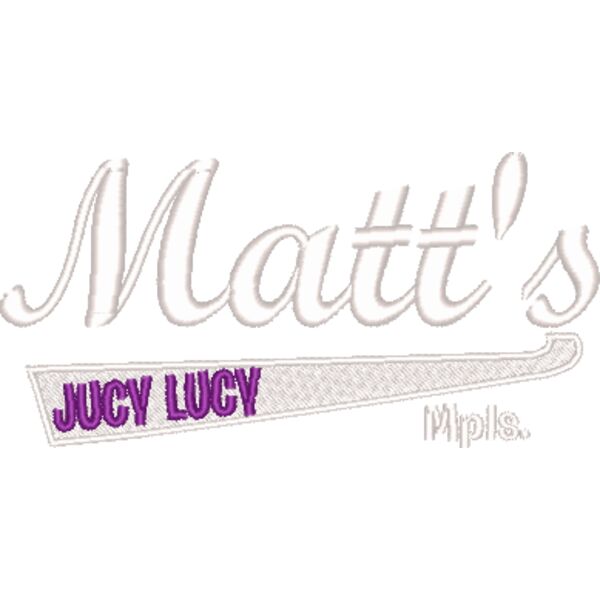 Matt's Bar_Red & White_Jucy Lucy_Beanie_Purple & White_EMB_4_10272025 Thumbnail