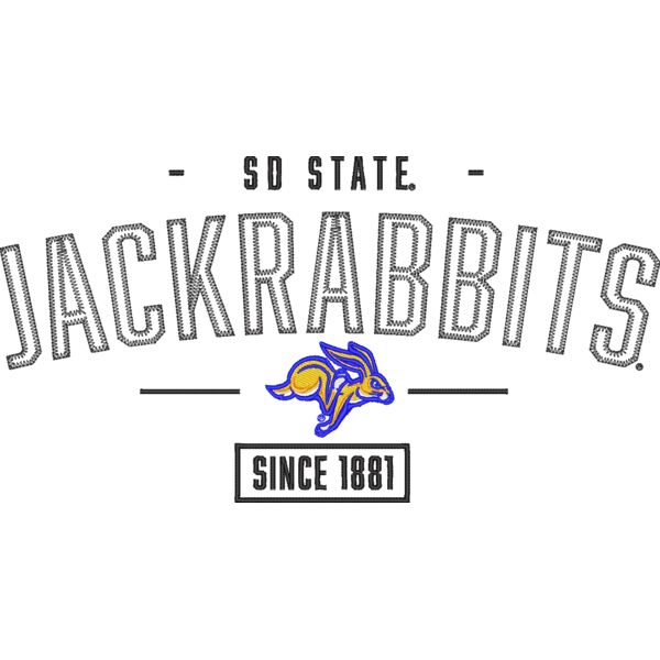 University Bookstore SDSU_Jackrabbits White_RT162_Twill_12_070224 Thumbnail