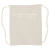 Canvas Drawstring Backpack Thumbnail
